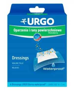 Urgo, Arsuri și răni superficiale Pansament impermeabil, 4 bucăți - Termen lung!