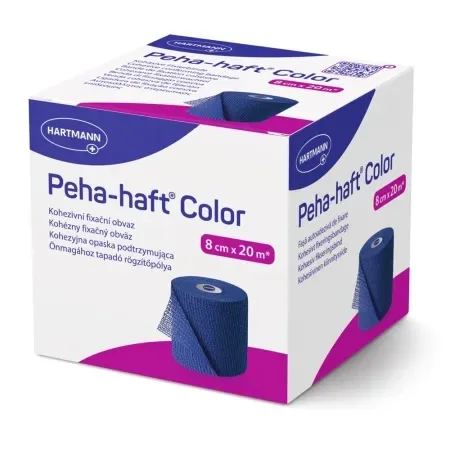HARTMANN Peha-Haft Color Albastru 8 cm x 20 m – Fasa elastica autoadeziva — preț și oferte