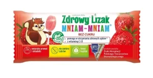 Acadea sănătoasă, cu aromă de căpșuni Yummy Yummy, 1 buc