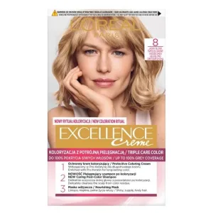 L Oreal Paris Excellence Creme Wax Colour 8 Blond deschis