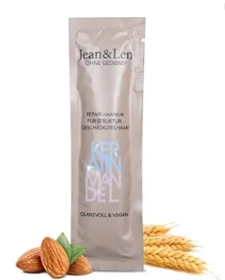 Jean amp; In, keratină amp; migdale, tratament regenerativ pentru păr, 20ml — preț și oferte