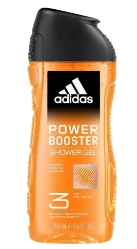 Adidas Power Booster el duș pentru bărbați, 250ml — preț și oferte