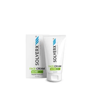 Solverx Acne Skin Cremă de față pentru acnee și piele grasă, 50ml
