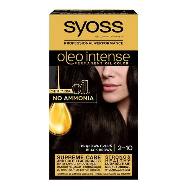 Syoss Oleo Intense Hair Colour Birch Black 2-10 — preț și oferte