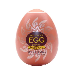 Tenga Easy Stretch Egg Shiny II Hard Gel Masturbator de unică folosință în formă de ou