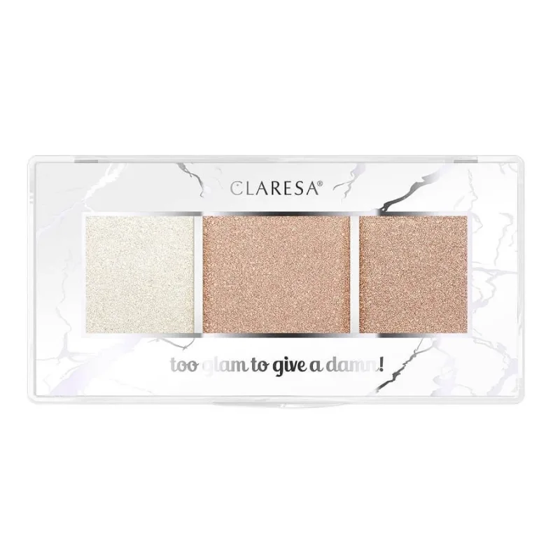 Claresa Too Glam To Give A Damn Highlighter Palette 11 Rosy Glow, 12.5g — preț și oferte