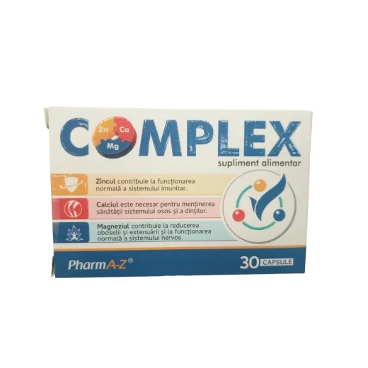 Complex Zn, Ca, Mg, 30cps Pharma A-Z Pharma-Z — preț și oferte