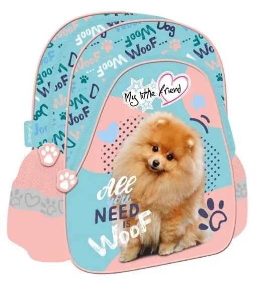 Rucsac școlar poate D1 Fluffy Dog My Little Friend — preț și oferte