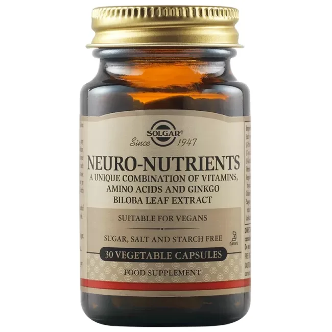 Neuro-Nutrients , 30 Capsule Vegetale, Solgar — preț și oferte