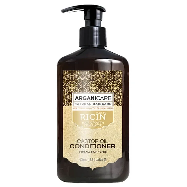 Balsam de stimulare a creșterii părului cu ulei de ricin Arganicare, 400ml — preț și oferte