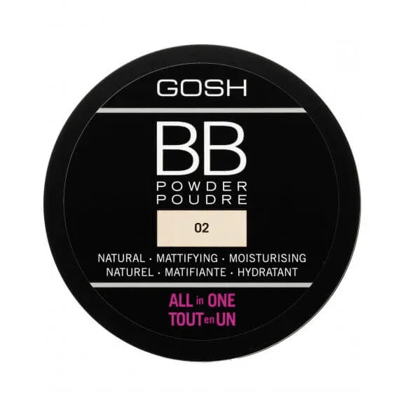 Gosh BB Powder All in One pudră presată 02 Sand, 6.5g — preț și oferte