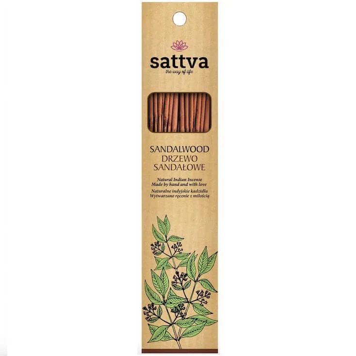 Sattva Natural Indian Incense Sanda Tree, 15 bucăți Sattva Ayurveda — preț și oferte