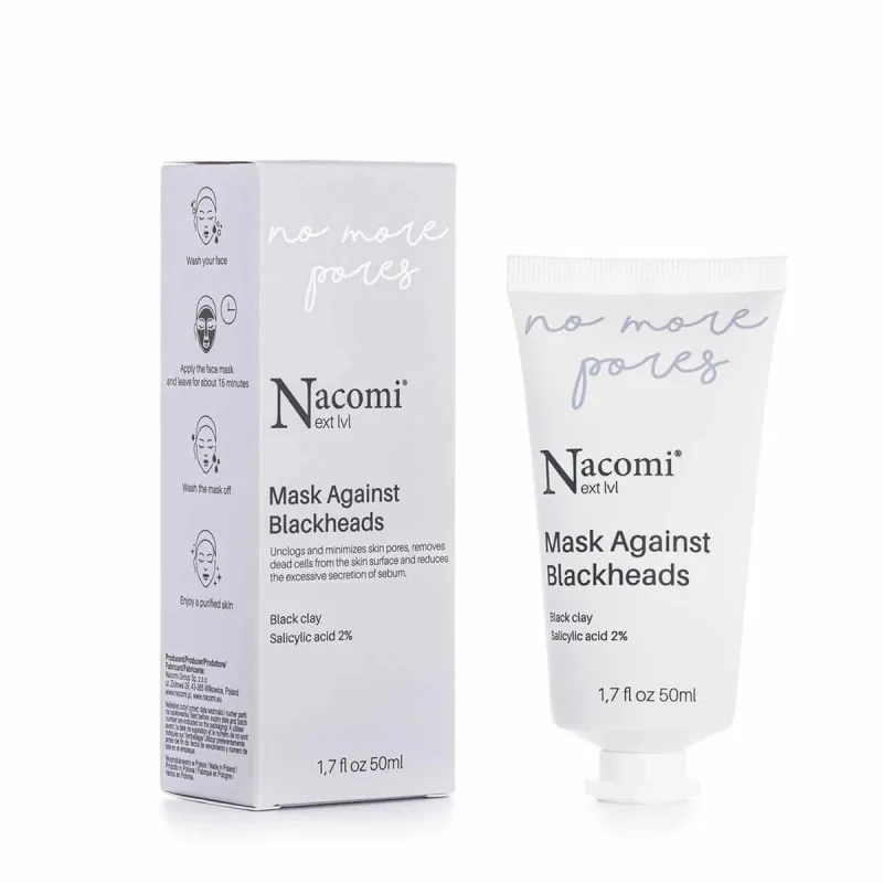 Nacomi Next Level, Mască împotriva punctelor negre, 50 ml — preț și oferte