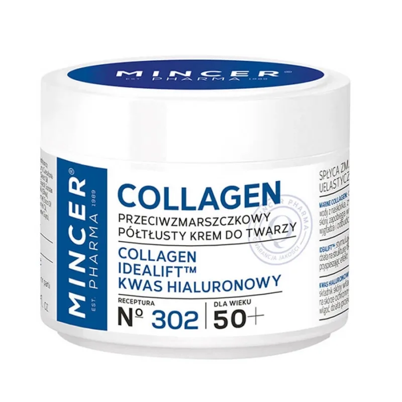 Mincer Pharma Colagen 50+ Cremă de față antirid postrid No.302, 50ml — preț și oferte