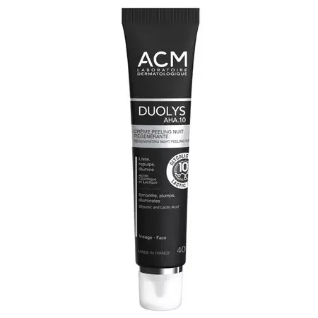 Crema Peeling Regeneratoare de Noapte Duolys AHA.10, 40 ml, Acm ACM LABORATOIRE — preț și oferte
