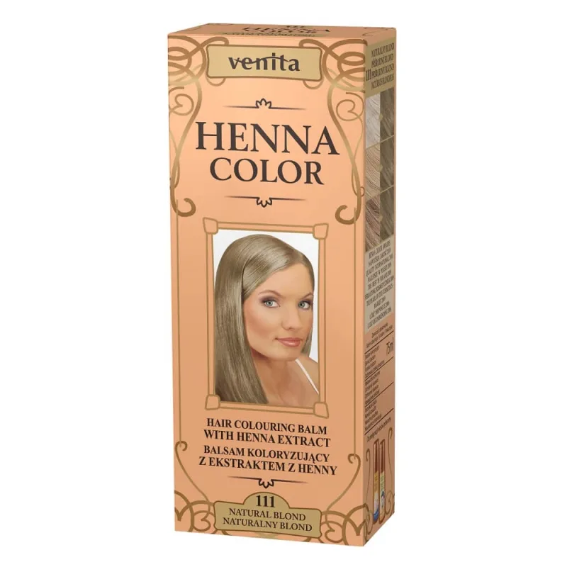 Venita Henna Color Loțiune colorantă cu extract de henna 111 Blond natural, 75ml — preț și oferte