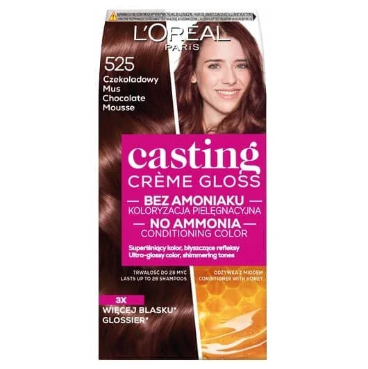 L Oreal Paris Casting Creme Gloss Culoare de păr 525 Chocolate Mousse — preț și oferte