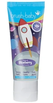 Brush Baby pastă de dinți cu fluor pentru copii 3+, 50 ml
