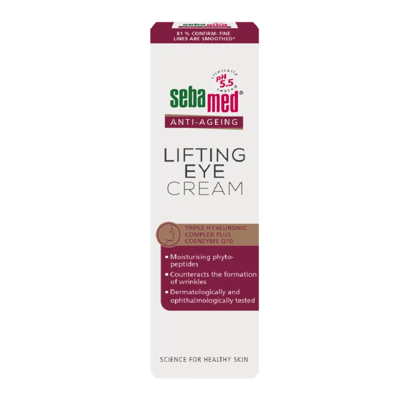 Crema dermatologica contur de ochi cu Q10, Anti-Ageing Lifting, 15 ml, Sebamed — preț și oferte