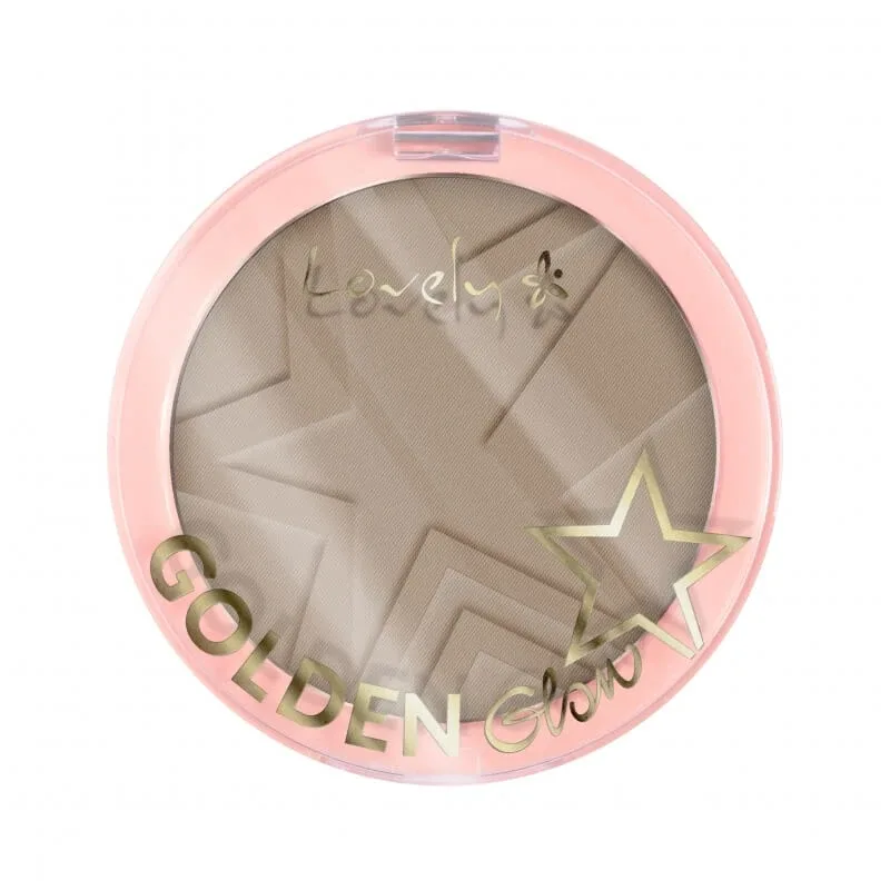 Lovely Golden Glow Powder Pudră de contur pentru față 3 Cool Brown, 10g — preț și oferte