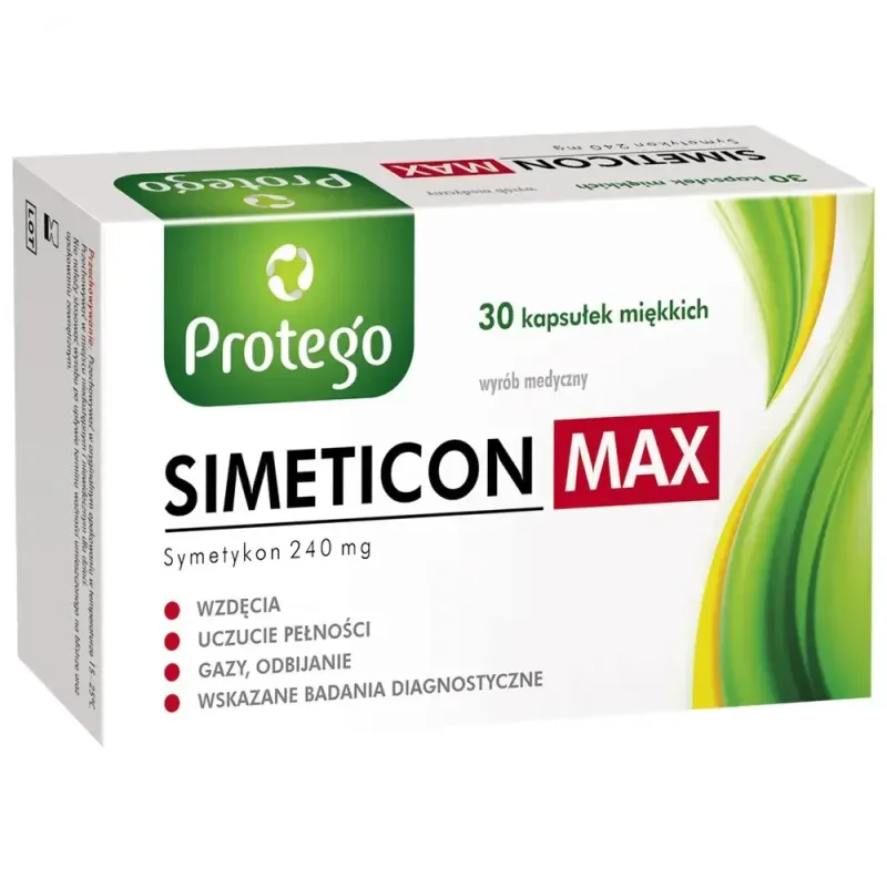 Protego Simeticon Max, 30 capsule — preț și oferte