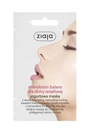 Ziaja, Mikrobiom balans, masca faciala pentru pielea de valiva, 7 ml - Dugi termin wanoci! — preț și oferte