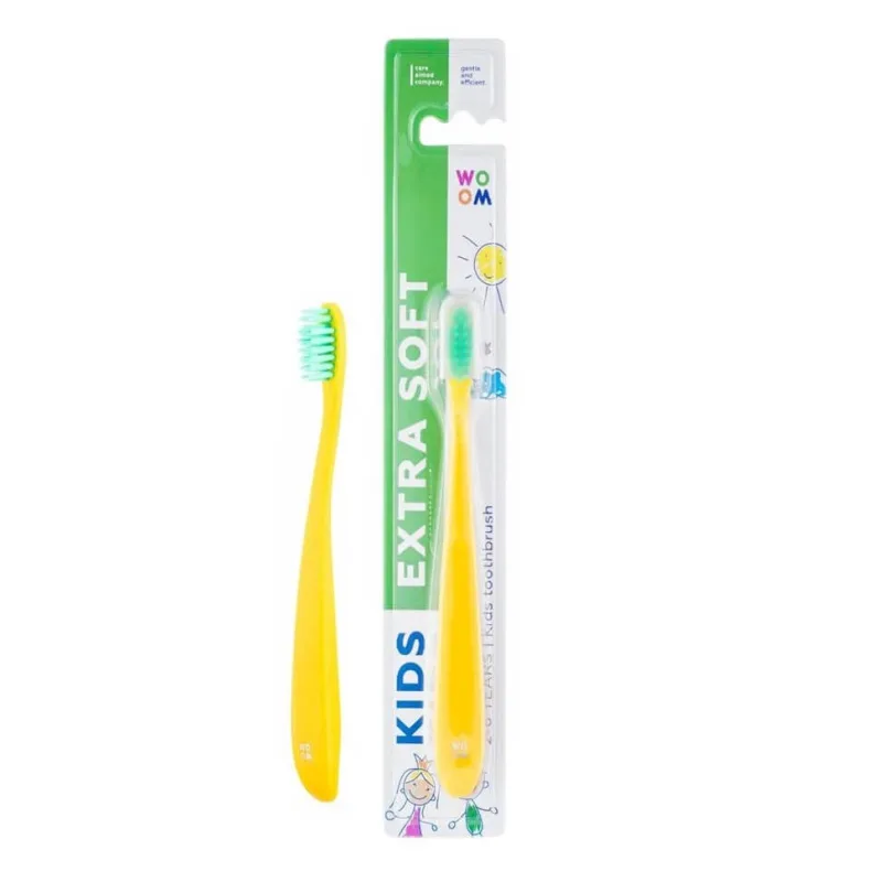 Periuță de dinți Woom Kids Extra Soft pentru copii 2-6 ani — preț și oferte