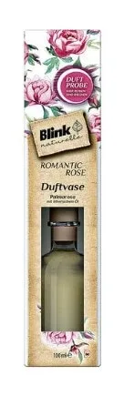 Blink, trandafir romantic, vază parfumată, 1 buc