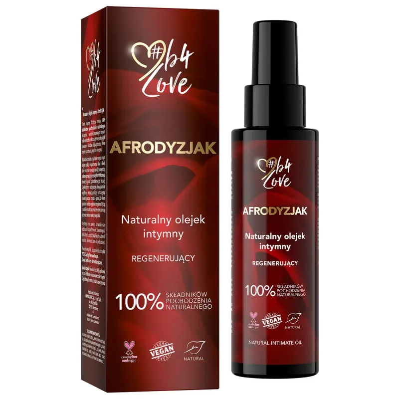 B4Love Aphrodisiac, ulei intim natural, regenerant, 70 ml 4Organic — preț și oferte