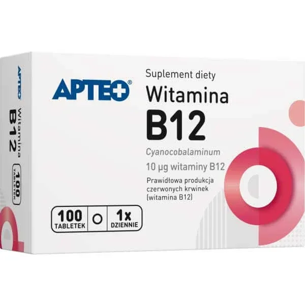 Apteo Vitamina B12 10 µg, 100 comprimate — preț și oferte