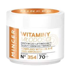Mincer Pharma Vitamine Modoci 70+ Crema de față revitalizantă și de lifting nr.354, 50ml