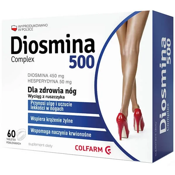 Diosmin 500 Complex, 60 comprimate filmate — preț și oferte