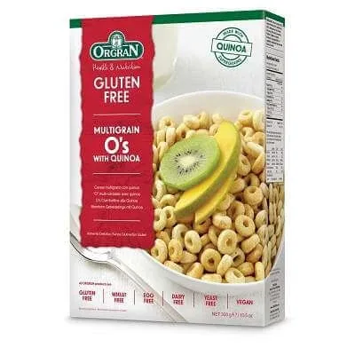 Multicereale cerculete pentru mic dejun cu Quinoa fara gluten, 300 g, Orgran — preț și oferte