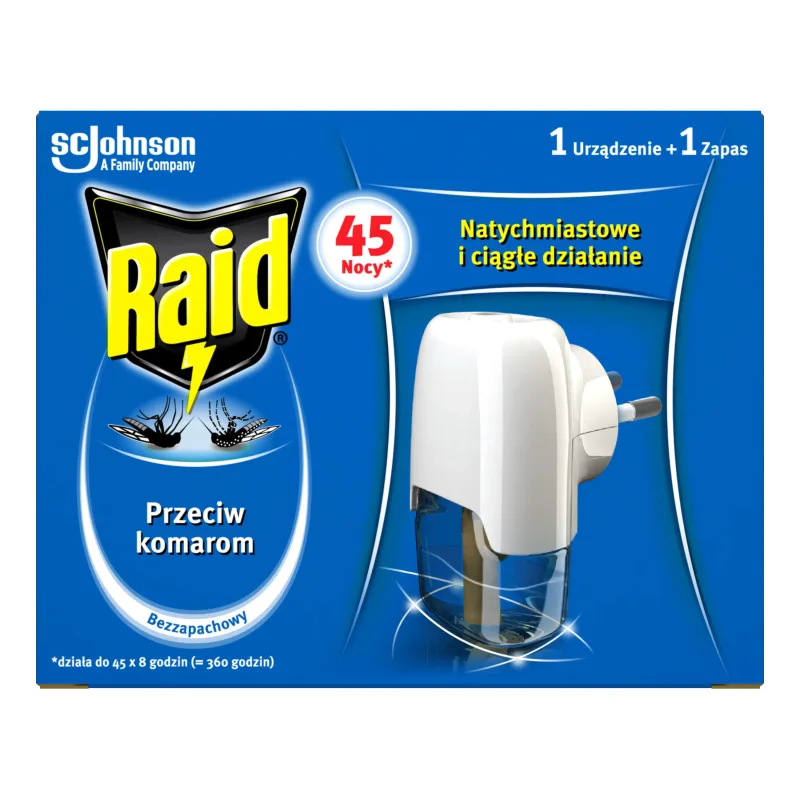 Raid, electro-fumigator cu lichid insecticid împotriva țânțarilor, 27 ml — preț și oferte
