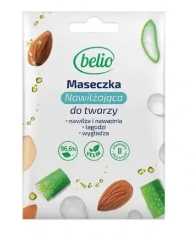 Mască de față hidratantă Belio, 10 ml — preț și oferte