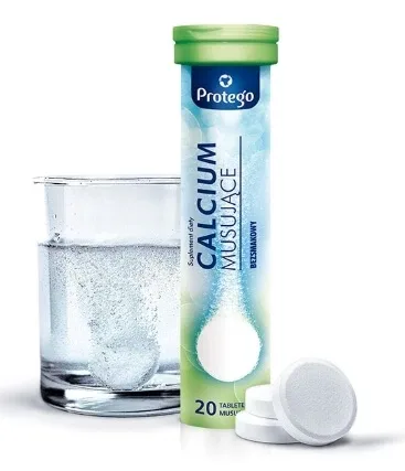 Protego Calcium Efervescent, 20 comprimate efervescente — preț și oferte