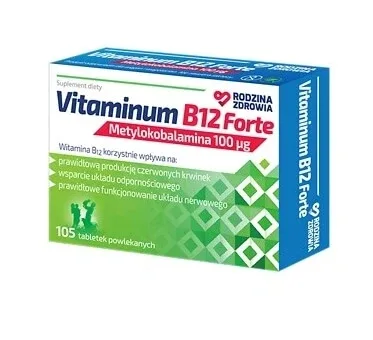 Family Health Vitaminum B12 Forte, 105 comprimate — preț și oferte