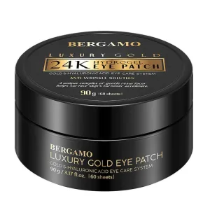 Bergamo Luxury Gold Hydroel plasturi pentru ochi, 60 bucăți