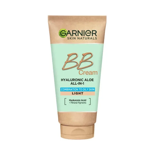 Garnier Hyaluronic Aloe All-In-1 BB Cream Cremă BB hidratantă pentru ten gras și mixt Light, 50ml — preț și oferte