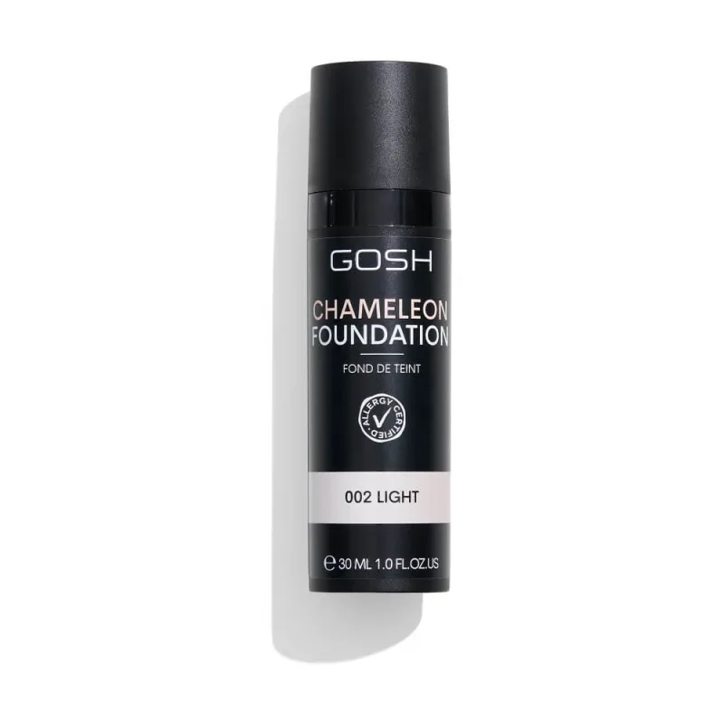 Gosh Chameleon Fond de ten care adaptează pielea 002 Light, 30ml — preț și oferte