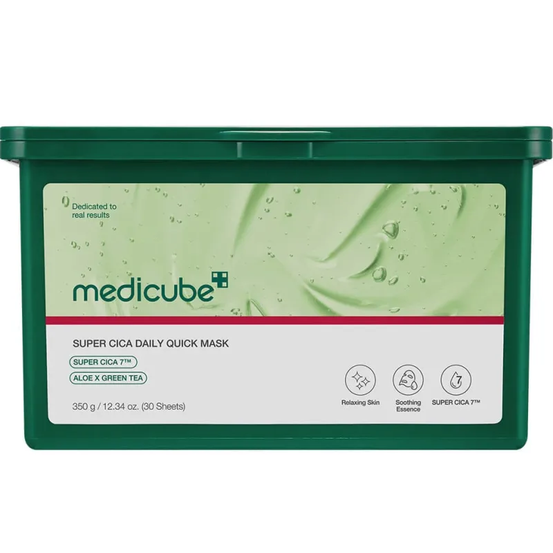 Masti de fata Daily Quick Super Cica, 30 bucati, Medicube — preț și oferte
