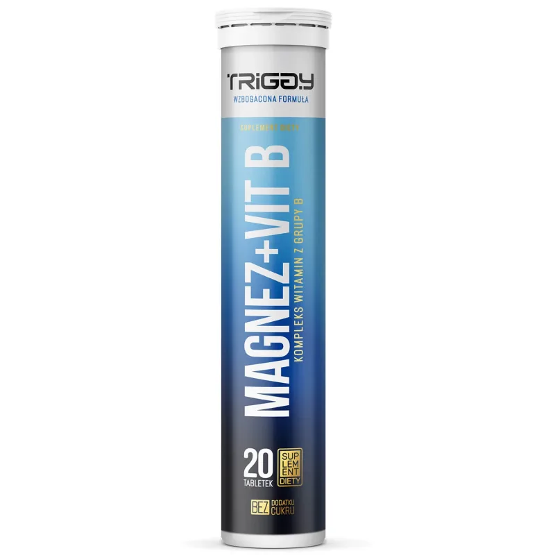 Triggy Magneziu + Vit. B, aromă de coacăze negre, 20 comprimate efervescente — preț și oferte