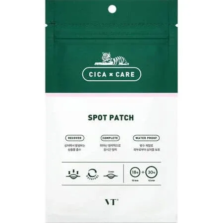 Plasturi pentru vindecarea rapida a cosurilor Spot Patch Cica Care, 48 bucati, VT Cosmetics — preț și oferte