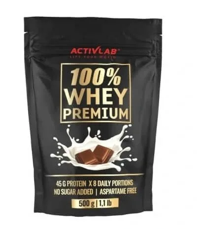 100% Whey Premium Ciocolată, 500g Activlab — preț și oferte