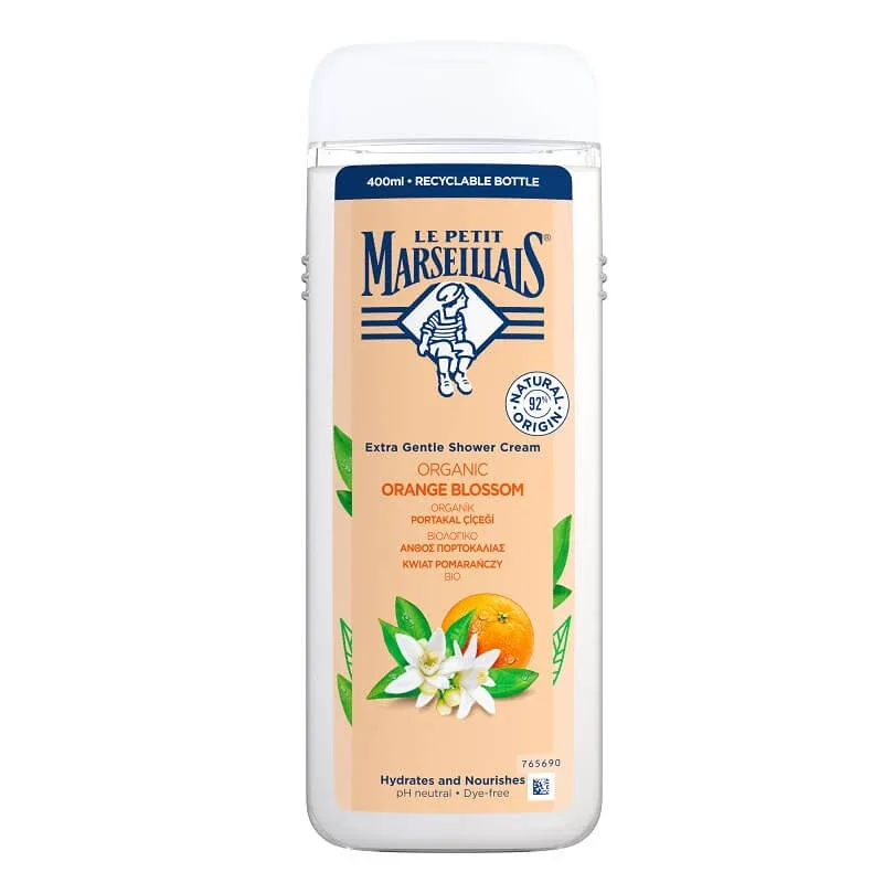 Le Petit Marseillais Gel de duș bio cu flori de portocal, 400 ml — preț și oferte