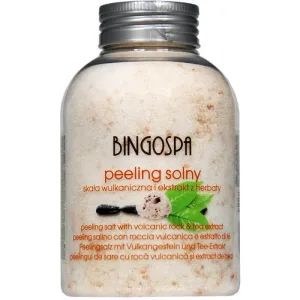 BingoSpa Scrub de sare cu rocă vulcanică și ceai, 580 g