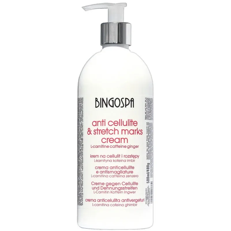 BingoSpa Cremă pentru celulită și vergeturi cu L-carnitină cafeină și ghimbir, 500ml Bingo Cosmetics — preț și oferte