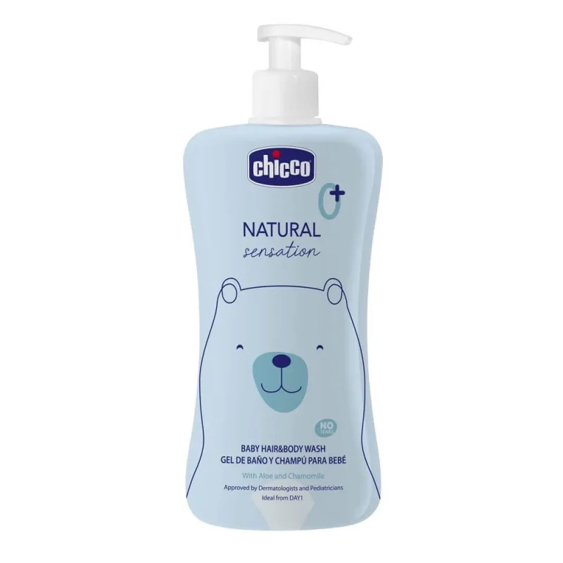 Chicco Natural Sensation spălare corp și păr 0m+, 500 ml — preț și oferte