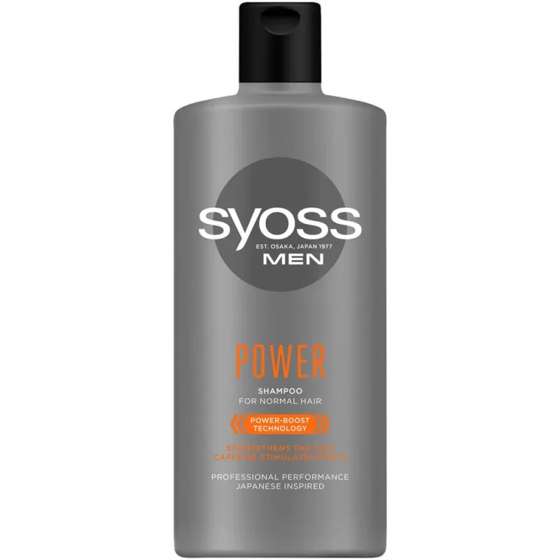 Șampon Syoss Men Power pentru păr normal, 440 ml — preț și oferte