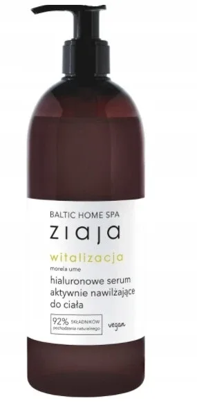 Ziaja, Baltic Home SPA Ser hialuronic vitalizant pentru corp, 400 ml — preț și oferte
